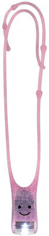 leeslampje junior 39,5 x 3,3 cm led siliconen roze