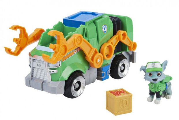 speelgoedauto Paw Patrol Deluxe Rocky junior groen