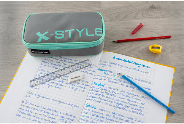 etui Jumbo X-Style Pro 21,5 cm polyester groen