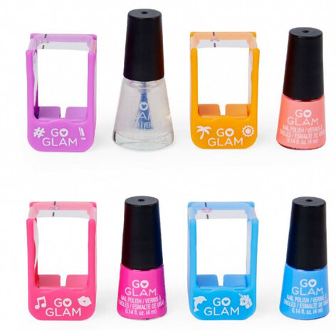 nagellakset Go Glam U-nique Nails 4-7 ml 8-delig