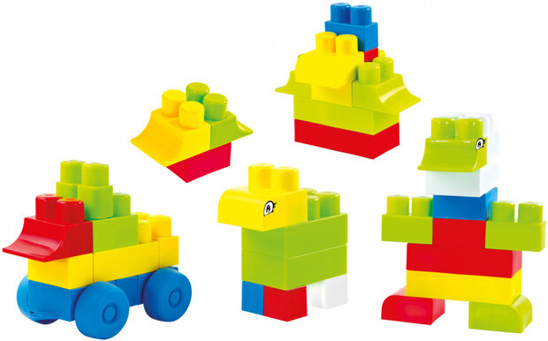 bouwblokken Maxi Blocks junior 56 stuks
