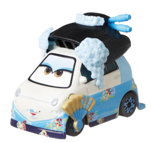 auto&#039;s Cars 3 Okuni &amp; Shigeko 5 cm die-cast rood/blauw