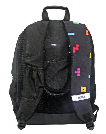 rugzak QR-code junior 23 liter 45 x 33 cm polyester zwart
