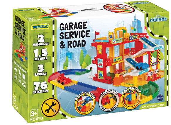 bouwpakket Garage Service &amp; Road junior 86-delig