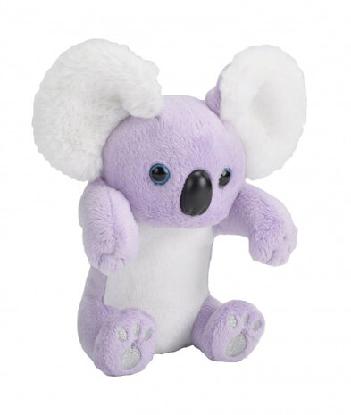 knuffelkoala junior pluche lila/wit one-size