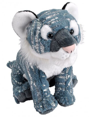 knuffeltijger junior pluche blauw one-size