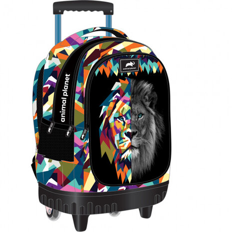 trolley rugzak Leeuw 30 liter softcase zwart