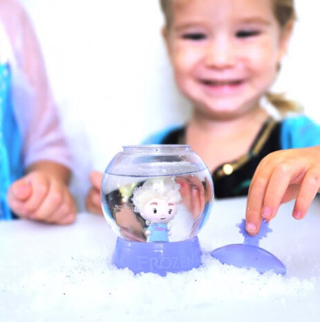 sneeuwbol Frozen II verrassing junior 9 x 13 cm lila