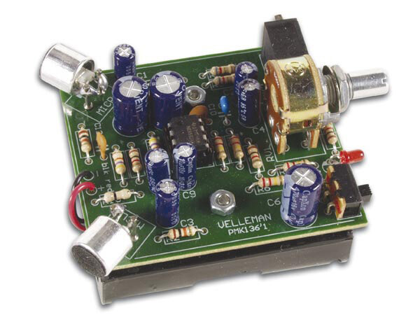 soldeerkit audioversterker 6,2 x 5,4 cm 1,5 V groen