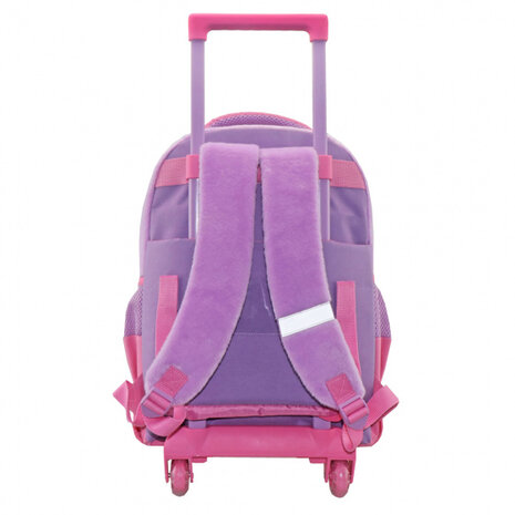 trolleyrugzak NaNaNa 26 liter softcase roze/paars