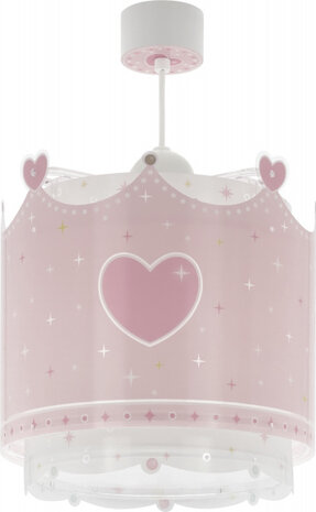 hanglamp Little Queen meisjes 26 x 40 cm E27 60W roze