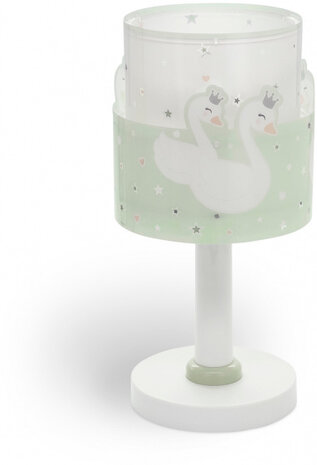tafellamp Sweet Love 15 x 30 cm E14 40W groen/wit