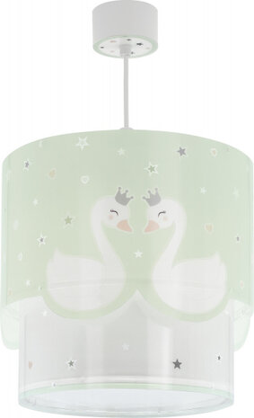 hanglamp Sweet Love 26 x 40 cm E27 60W groen/wit