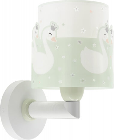 wandlamp Sweet Love 15 x 20 x 24 cm E27 60W groen/wit