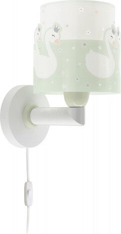 wandlamp Sweet Love 15 x 20 x 24 cm E27 60W groen/wit