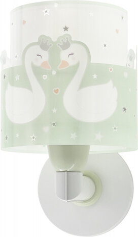 wandlamp Sweet Love 15 x 20 x 24 cm E27 60W groen/wit