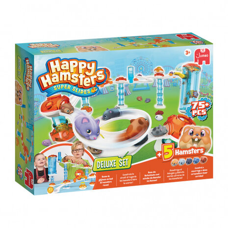 knikkerbaan Happy Hamsters junior 56-delig