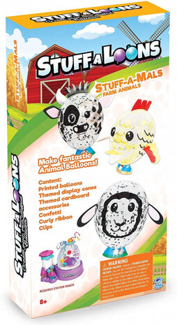 ballonnen DIY Farm Animals junior latex 26-delig