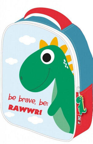 rugzak BTS Dino 26 x 10 x 32 cm polyester/PVC blauw