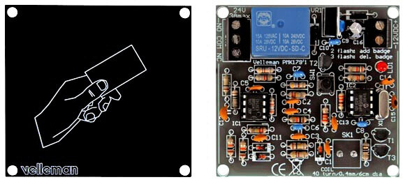 soldeerkit Proximity kaartlezer 66 x 62 mm zwart