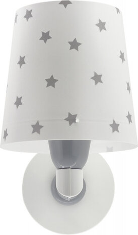 wandlamp Star Light 15 x 20 x 24 cm E27 60W zilver/wit