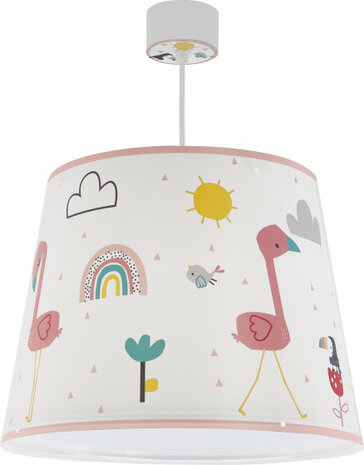 hanglamp Flamingo junior 33 x 40 cm E27 60W roze/wit