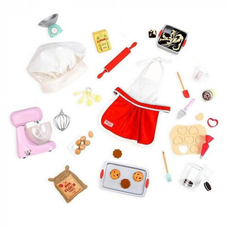 tienerpopkleding Master Baker polyester 26-delig
