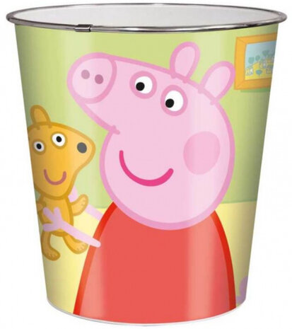 papiermand Peppa Pig junior 10 liter 22,5 cm groen