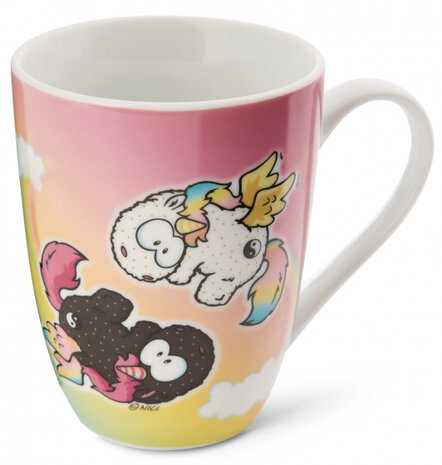 mok Yin &amp; Yang Rainbow junior 310 ml porselein