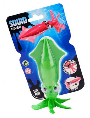badspeelgoed Inktvis Torpedo junior 18 cm groen