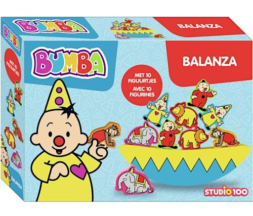 stapelspel Bumba Balanza junior 19 x 6 cm hout