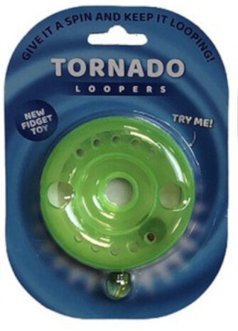 fidget toy Loopers junior groen 2-delig