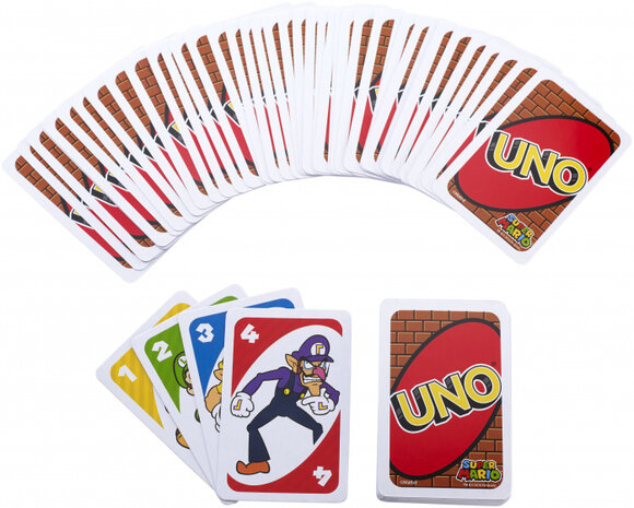 kaartspel Uno Super Mario junior 112-delig