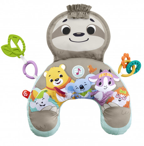 buikligtrainer luiaard junior 44 x 37 cm bruin