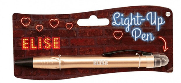 balpen  Light-Up Elise junior goud