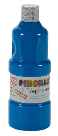 temperaverf Neon junior 400 ml lichtblauw