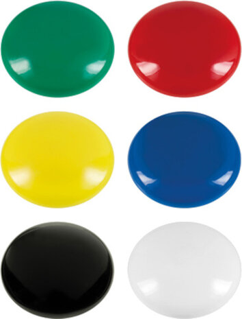 magneten 25 x 12 mm 6 stuks