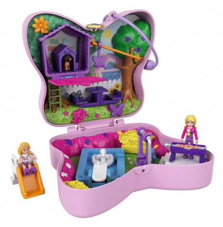 speelset Butterfly meisjes roze 16-delig