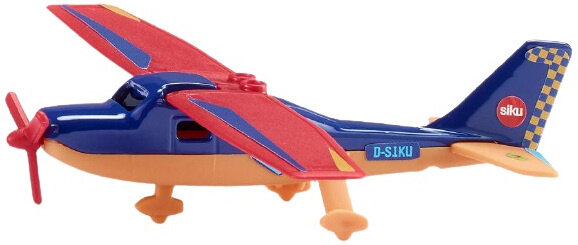 sportvliegtuig 6,7 cm die-cast 1:87 blauw (1101)