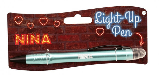 balpen Light-Up Nina junior groen