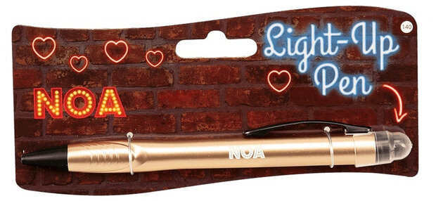 balpen Light-Up Noa junior goud