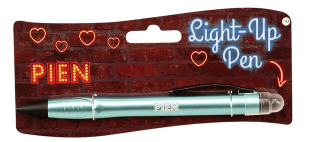 balpen Light-Up Pien junior groen