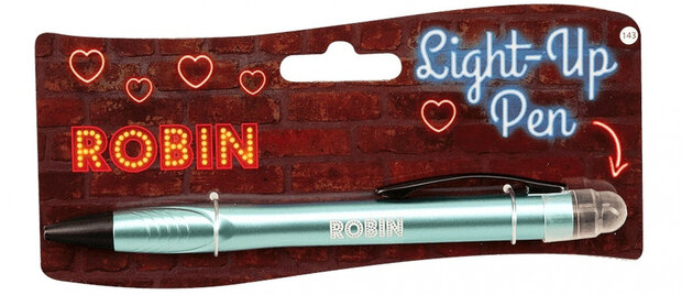 balpen Light-Up Robin junior groen