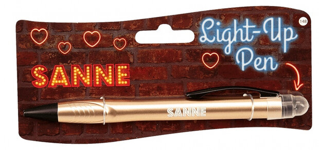 balpen Light-Up Sanne junior goud