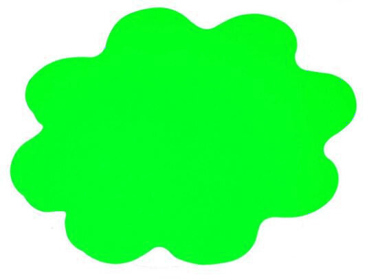 knutselpapier wolk junior 26 cm groen 10 stuks