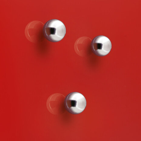 magneten voor glasbord 1,2 cm neodymium zilver 3 stuks