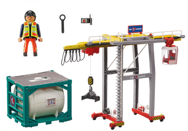 City Action - Portaalkraan met containers (70770)