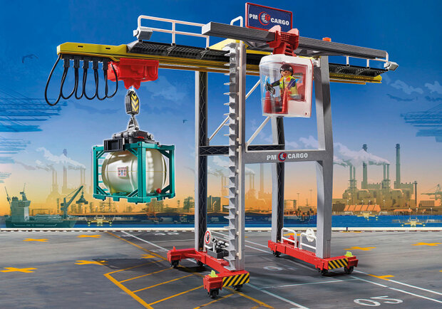City Action - Portaalkraan met containers (70770)