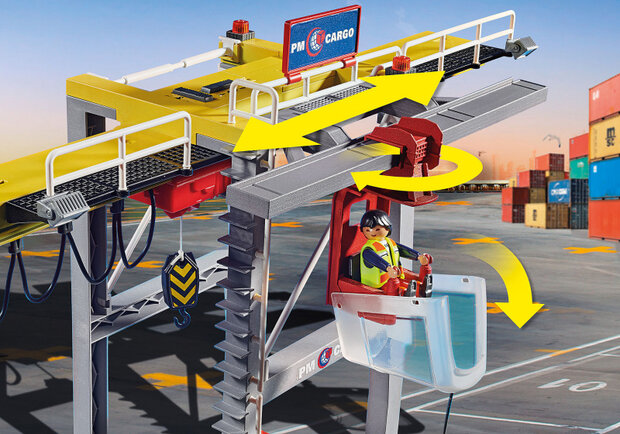 City Action - Portaalkraan met containers (70770)