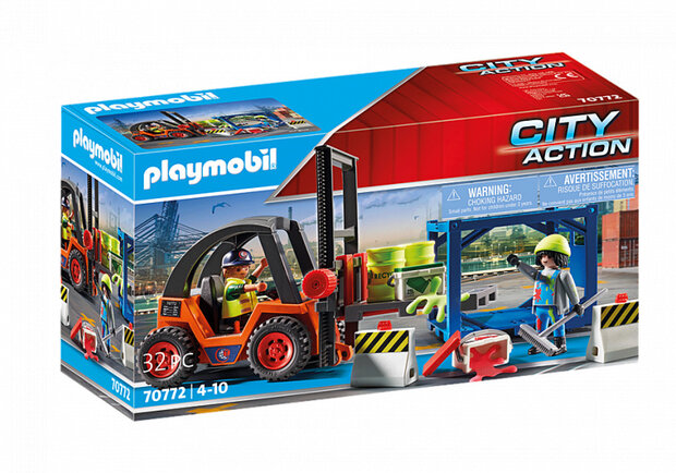 City Action - Vorkheftruck met lading (70772)